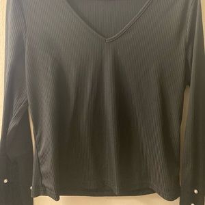 Pearls Detailed Fitted Top